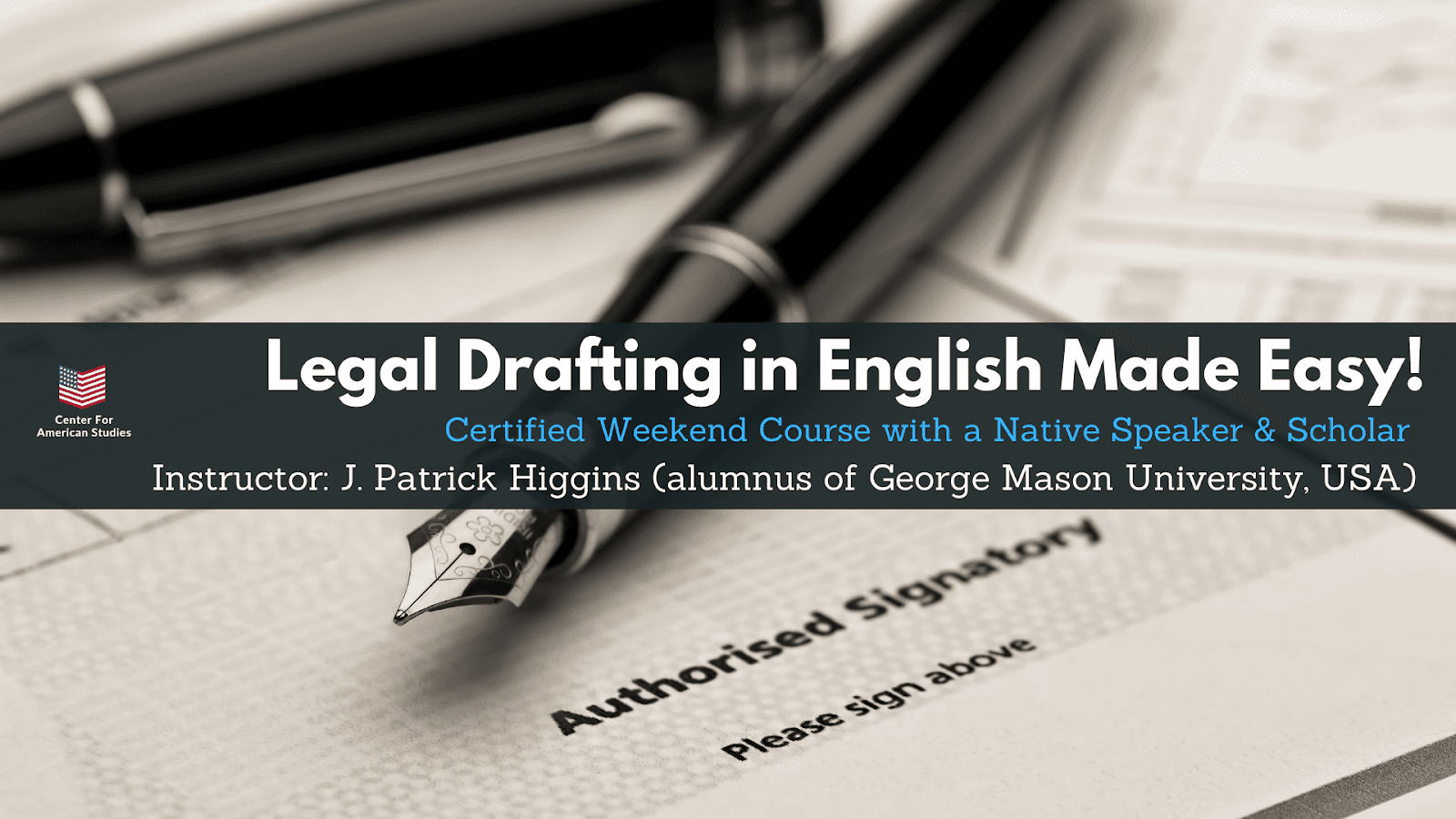 Weekendowy kurs Legal Drafting in English Made Easy!